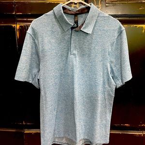 Lululemon Polo-M heather-light blue
